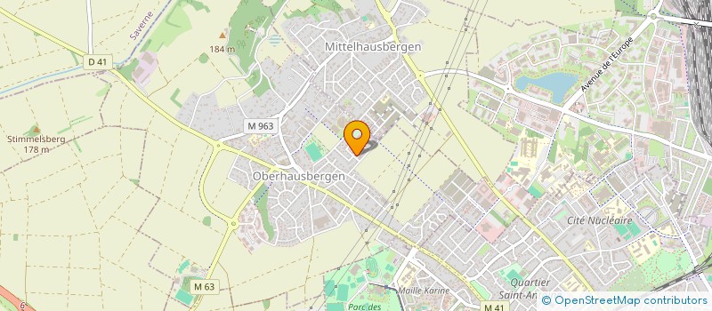 localisation de l'entreprise MONSIEUR JEROME CHAUVIN  OBERHAUSBERGEN