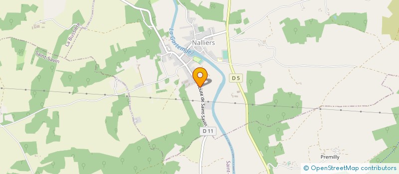 localisation de l'entreprise MONSIEUR JEROME CHEDOZEAU  NALLIERS