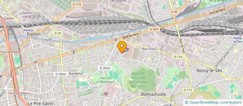 localisation de l'entreprise MONSIEUR JEROME CHENIEUX à ROMAINVILLE