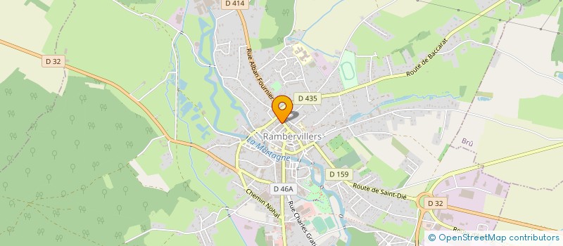 localisation de l'entreprise MONSIEUR JEROME CHERRIER à RAMBERVILLERS