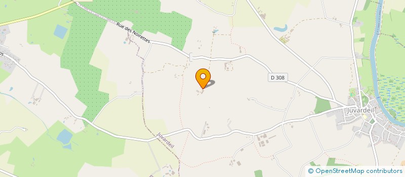 localisation de l'entreprise MONSIEUR JEROME CHERRUAULT  JUVARDEIL