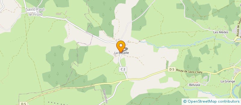 localisation de l'entreprise MONSIEUR JEROME CHEVALIER  GRANDRIEU