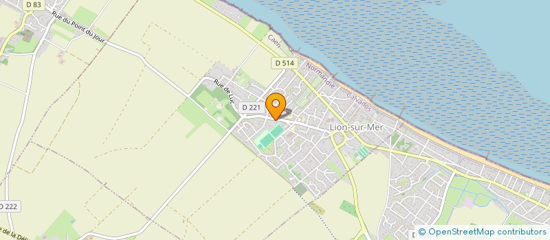 localisation de l'entreprise MONSIEUR JEROME CHEVALLIER  LION-SUR-MER