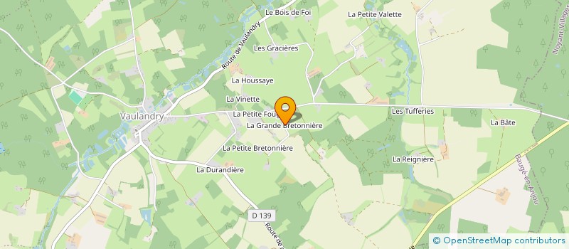 localisation de l'entreprise MONSIEUR JEROME CHEVALLIER  BAUGE-EN-ANJOU