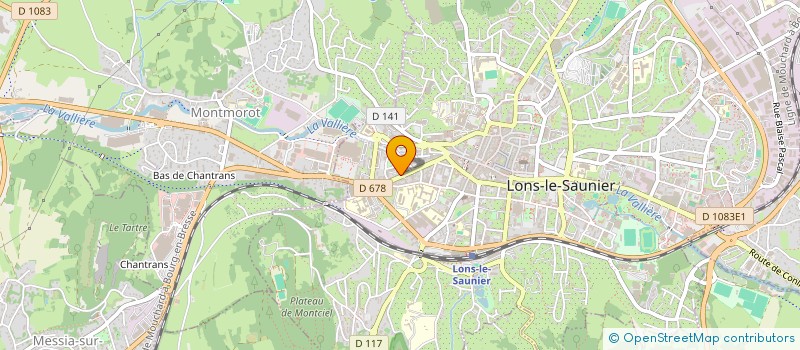 localisation de l'entreprise MONSIEUR JEROME CHEVIGNOT à LONS-LE-SAUNIER