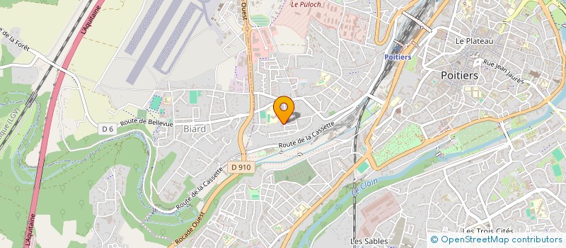 localisation de l'entreprise MONSIEUR JEROME CHEVREUL  POITIERS