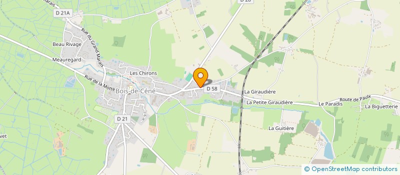 localisation de l'entreprise MONSIEUR JEROME CHEVRIER  GARNACHE (LA)