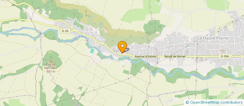 localisation de l'entreprise MONSIEUR JEROME CHEZE  PERRIER