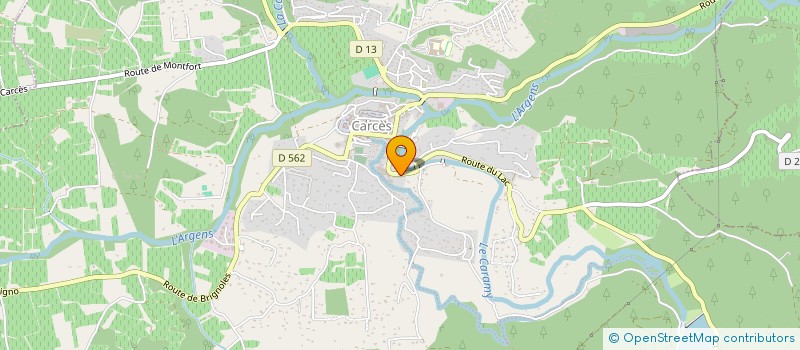 localisation de l'entreprise MONSIEUR JEROME CHIAPELLO  CARCES