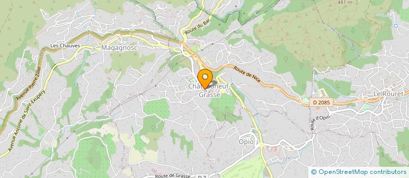 localisation de l'entreprise MONSIEUR JEROME CHION à CHATEAUNEUF-GRASSE
