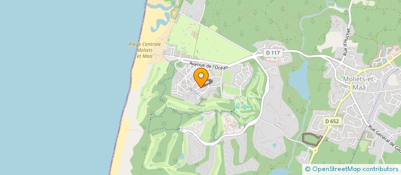 localisation de l'entreprise MONSIEUR JEROME CHOBEAUX  MOLIETS-ET-MAA