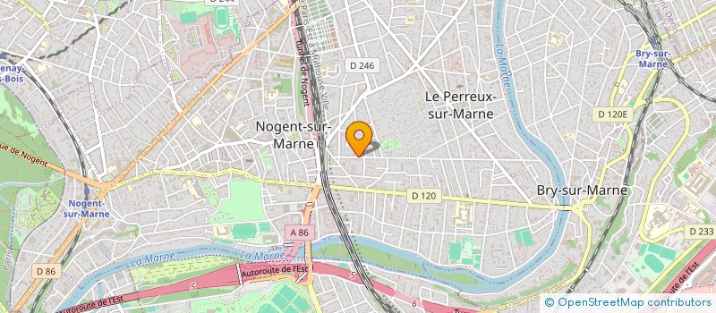 localisation de l'entreprise MONSIEUR JEROME CHONIER  LE PERREUX-SUR-MARNE