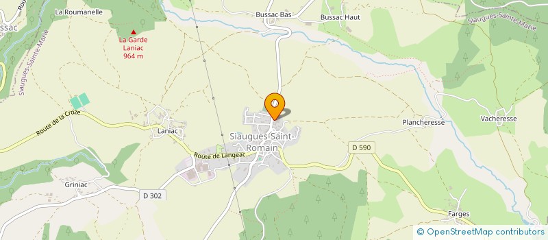 localisation de l'entreprise MONSIEUR JEROME CHOPY  MAZEYRAT D ALLIER