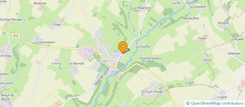 localisation de l'entreprise MONSIEUR JEROME CHOTTARD  AUGE