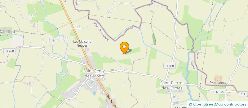 localisation de l'entreprise MONSIEUR JEROME CINTRAT  SAINT-REMY-DES-MONTS