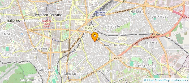 localisation de l'entreprise MONSIEUR JEROME CIZEAU  CLERMONT-FERRAND