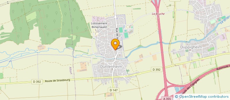 localisation de l'entreprise MONSIEUR JEROME CLAR  DUTTLENHEIM