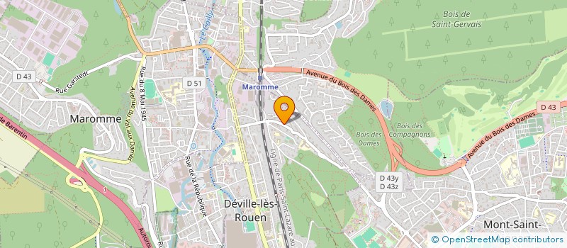 localisation de l'entreprise MONSIEUR JEROME CLAUDE COLAS VALLANT  DEVILLE-LES-ROUEN