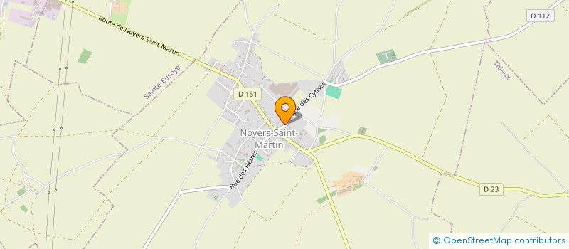 localisation de l'entreprise MONSIEUR JEROME CLEMENT  NOYERS-SAINT-MARTIN