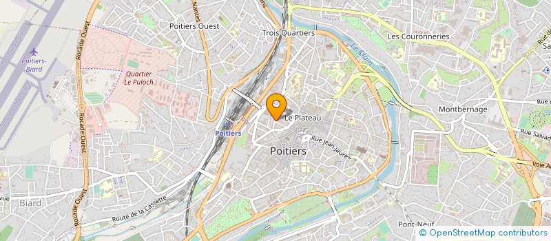 localisation de l'entreprise MONSIEUR JEROME CLERC  POITIERS