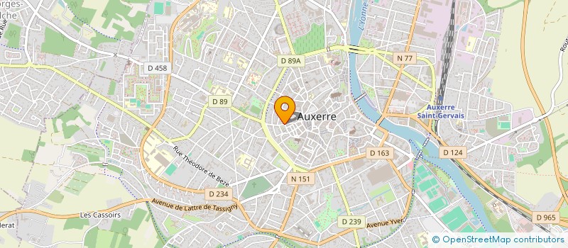localisation de l'entreprise MONSIEUR JEROME CLERC à AUXERRE