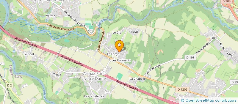 localisation de l'entreprise MONSIEUR JEROME CLERC  ARTHAZ-PONT-NOTRE-DAME