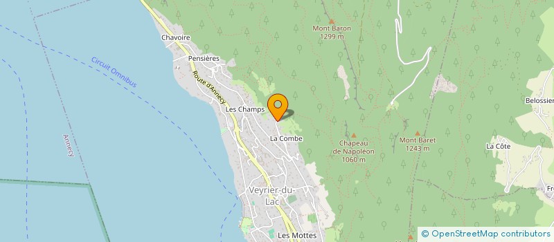 localisation de l'entreprise MONSIEUR JEROME CLERC  VEYRIER-DU-LAC