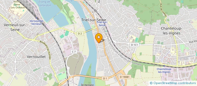 localisation de l'entreprise MONSIEUR JEROME CLERICE à TRIEL-SUR-SEINE