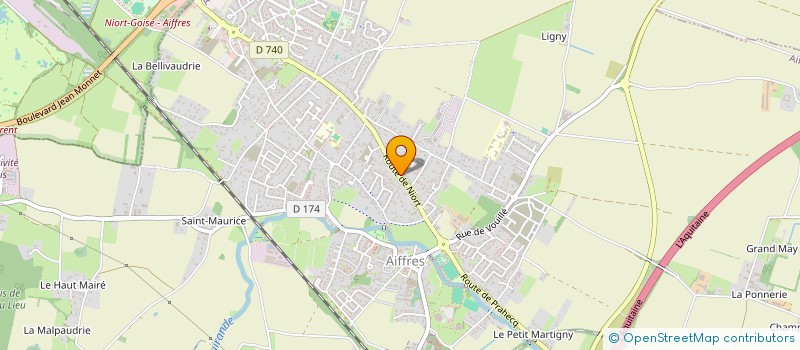 localisation de l'entreprise MONSIEUR JEROME CLERJEAU  NIORT