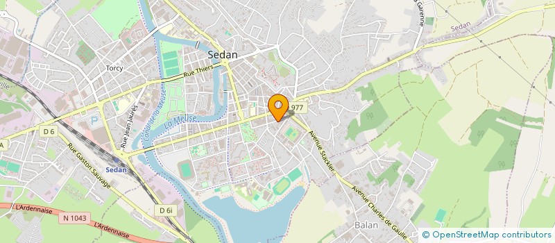 localisation de l'entreprise MONSIEUR JEROME CLOSSEN  SEDAN