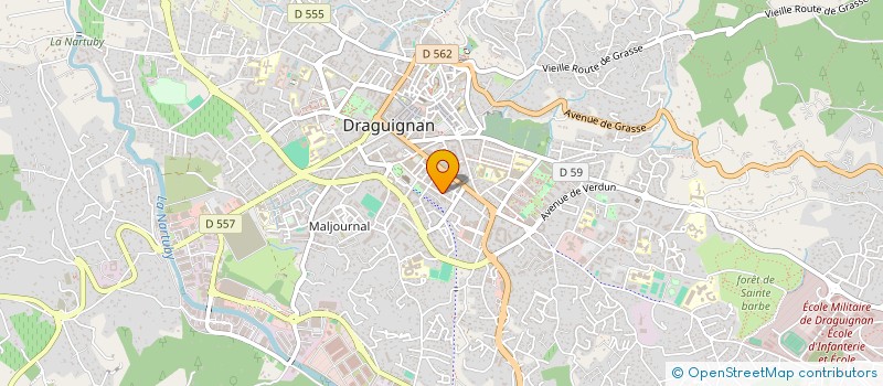 localisation de l'entreprise MONSIEUR JEROME COATSALIOU à DRAGUIGNAN