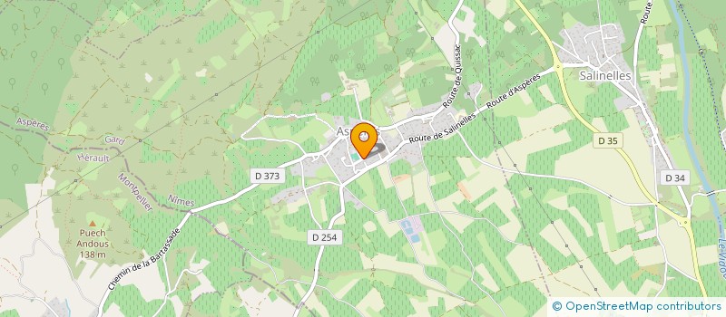 localisation de l'entreprise MONSIEUR JEROME COLARDELLE  ASPERES