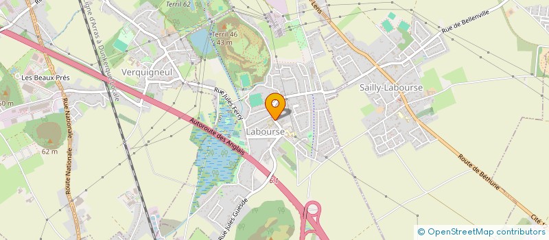 localisation de l'entreprise MONSIEUR JEROME COLART  LABOURSE