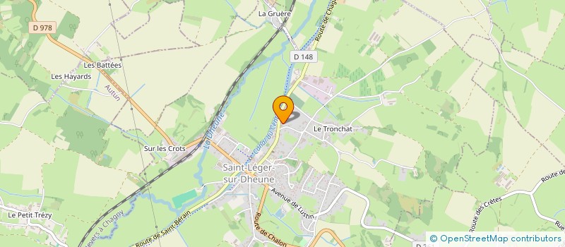 localisation de l'entreprise MONSIEUR JEROME COLIN  SAINT-LEGER-SUR-DHEUNE