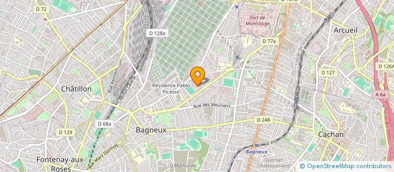 localisation de l'entreprise MONSIEUR JEROME COLLET à BAGNEUX