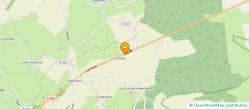 localisation de l'entreprise MONSIEUR JEROME COLLIGNON  QUETTEHOU