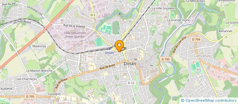 localisation de l'entreprise MONSIEUR JEROME COLLIN à DINAN