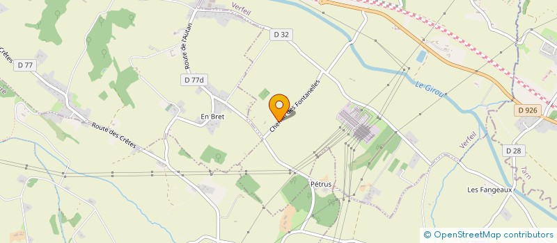 localisation de l'entreprise MONSIEUR JEROME COLOMBIER  VERFEIL