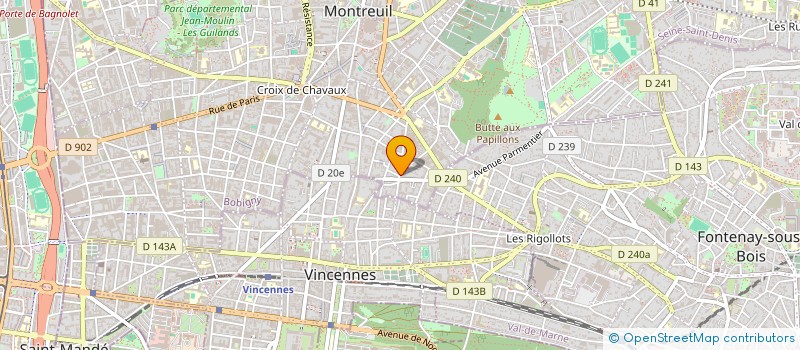 localisation de l'entreprise MONSIEUR JEROME COMBE à MONTREUIL