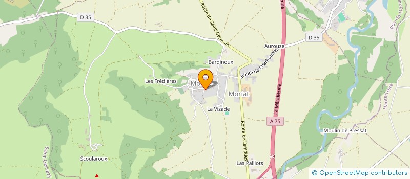 localisation de l'entreprise MONSIEUR JEROME COMBE  MORIAT