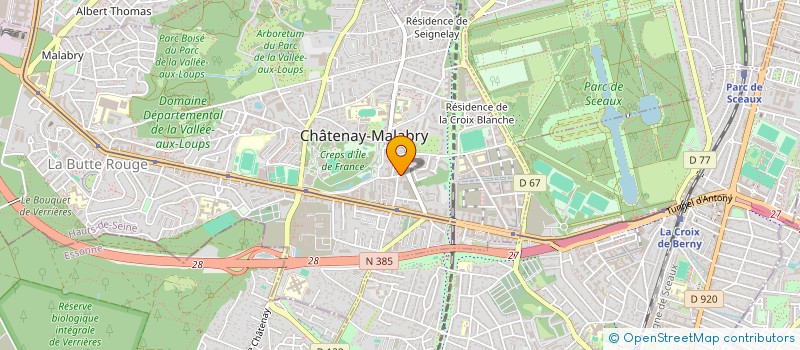 localisation de l'entreprise MONSIEUR JEROME COMMINGES  CHATENAY-MALABRY