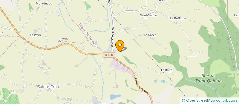 localisation de l'entreprise MONSIEUR JEROME CONDAMINES  CAGNAC-LES-MINES