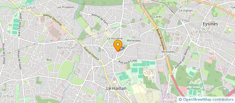 localisation de l'entreprise MONSIEUR JEROME CONSTANTIN  LE HAILLAN