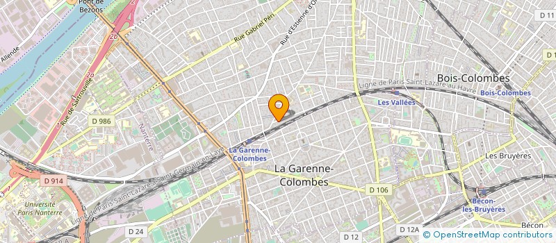 localisation de l'entreprise MONSIEUR JEROME CONTE à COLOMBES