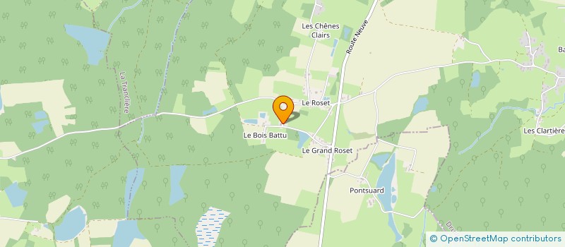 localisation de l'entreprise MONSIEUR JEROME CONTION  DRUILLAT