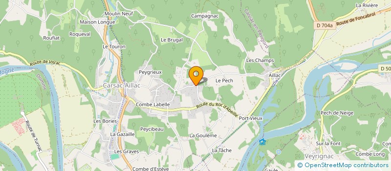 localisation de l'entreprise MONSIEUR JEROME CONZON  CARSAC-AILLAC