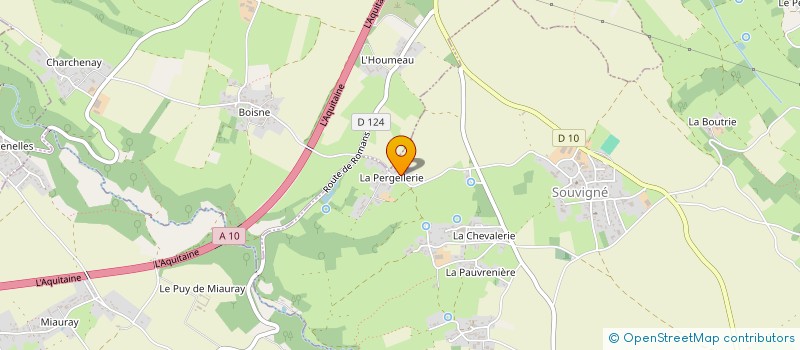 localisation de l'entreprise MONSIEUR JEROME COPIE à SOUVIGNE