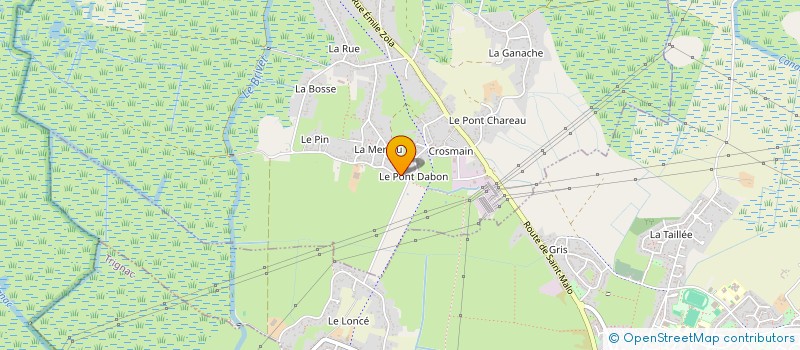 localisation de l'entreprise MONSIEUR JEROME CORBIN  SAINT-MALO-DE-GUERSAC