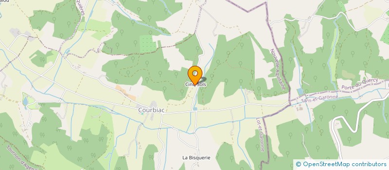 localisation de l'entreprise MONSIEUR JEROME CORBISIER  COURBIAC