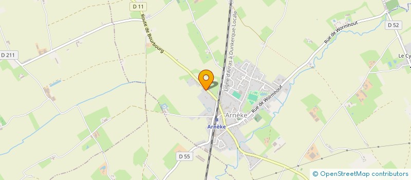 localisation de l'entreprise MONSIEUR JEROME CORION  ARNEKE